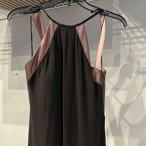 Black floor length dress